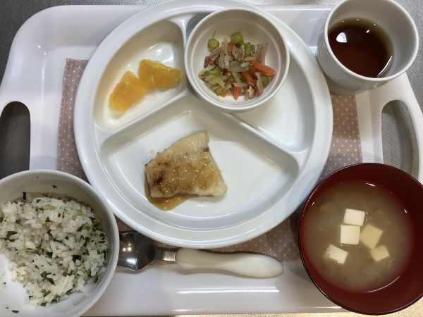 　かじきの揚げ煮常食