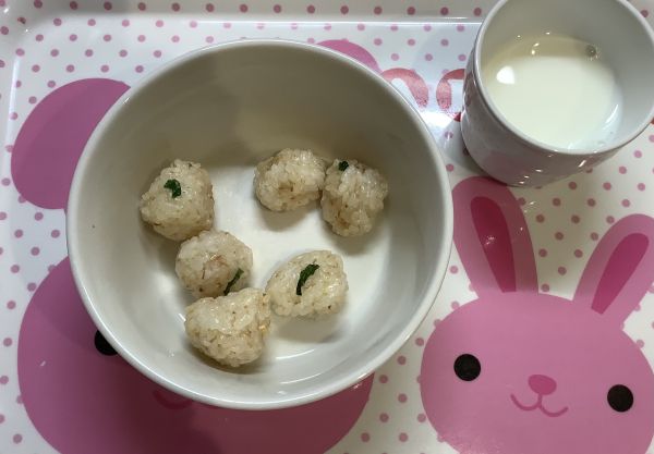 おかかみそマヨねぎおにぎり離乳食完了期
