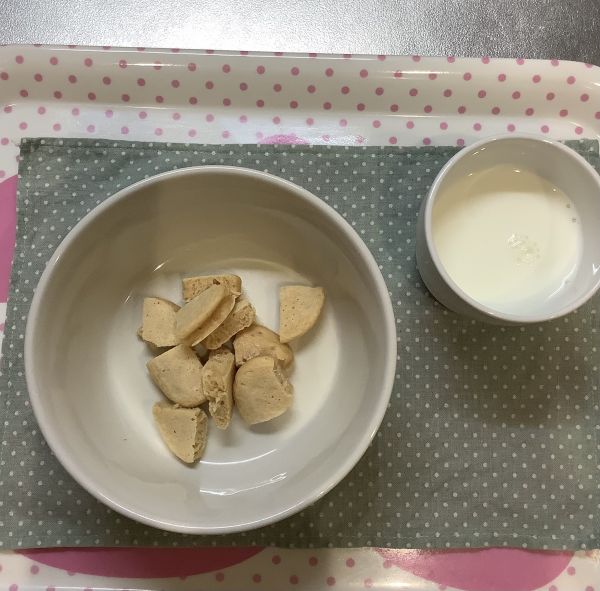 きなこ豆乳パンケーキ離乳食完了期