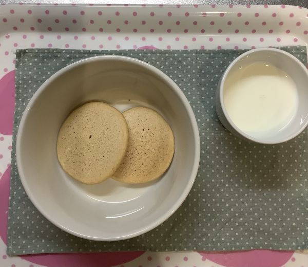 きなこ豆乳パンケーキ常食
