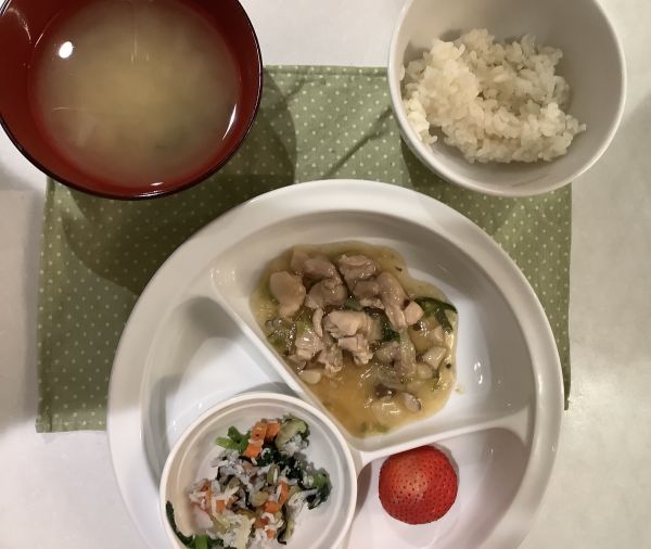 鶏肉と白菜の煮物常食