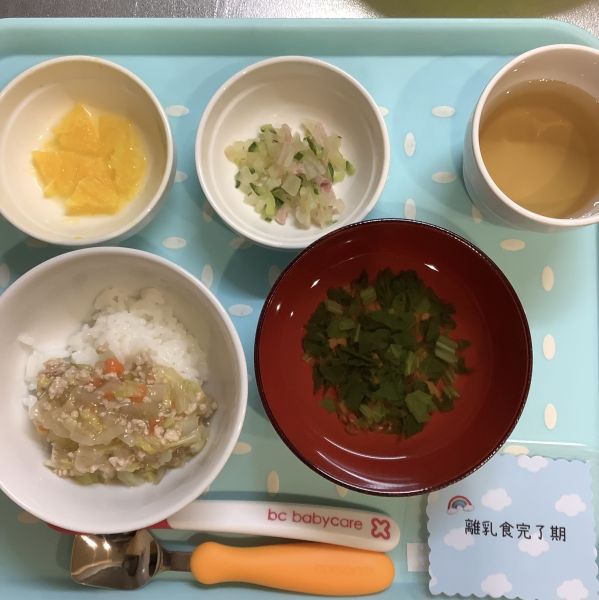 中華丼離乳食完了期