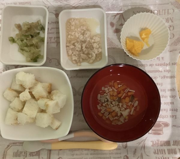 鶏肉の煮物離乳食後期