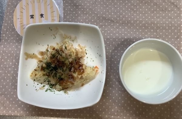 キャベツのお好み焼き常食