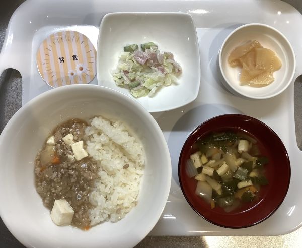 マーボー大根豆腐丼常食