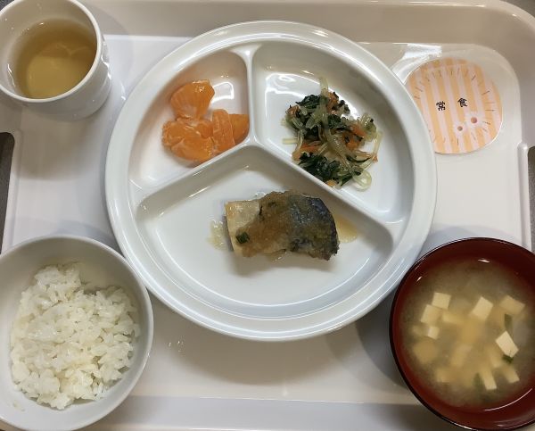 さばのみぞれ煮常食畑の大根を使っています。