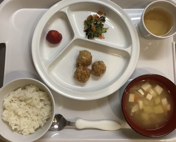 鶏肉団子の甘酢あんかけ常食