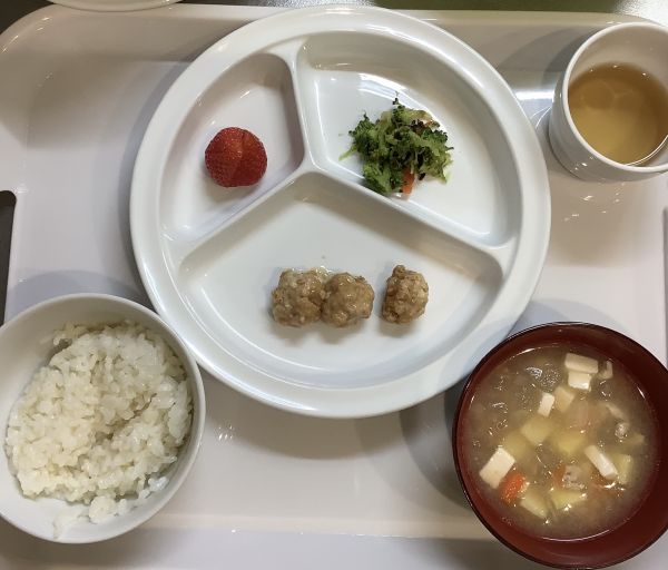 鶏肉団子の甘酢あんかけ常食