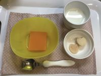 にんじんゼリー、手作りクッキー常食