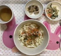 白菜と豚肉のあんかけうどん離乳食完了期