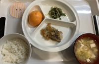 さばのみぞれ煮畑の白菜をスープに使用しています。