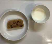 黒糖レーズン蒸しパン常食